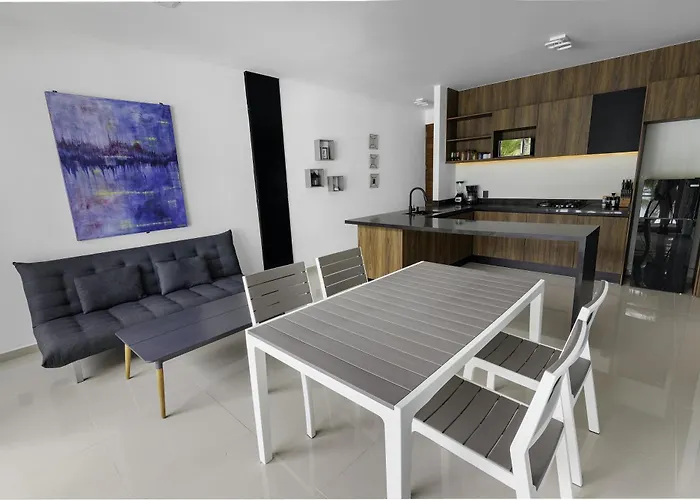 Angelina 28 Beachfront And Family Apartments - Modern And Relaxing Long Stays - 20 Min From Cancun Airport